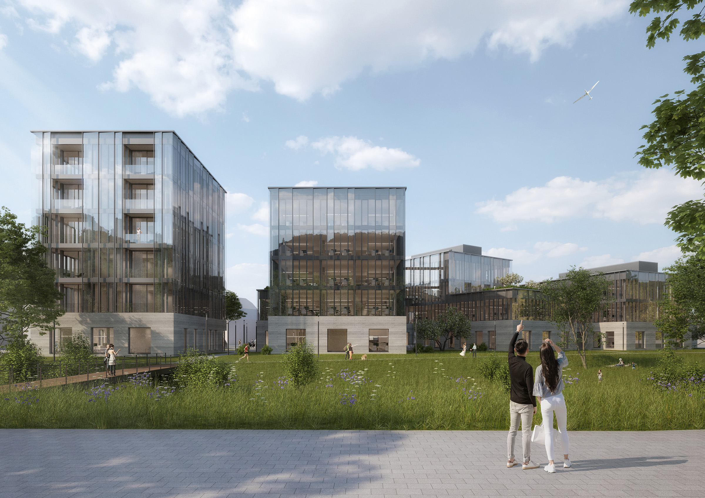 Bebauung Aumattstraße Baden-Baden