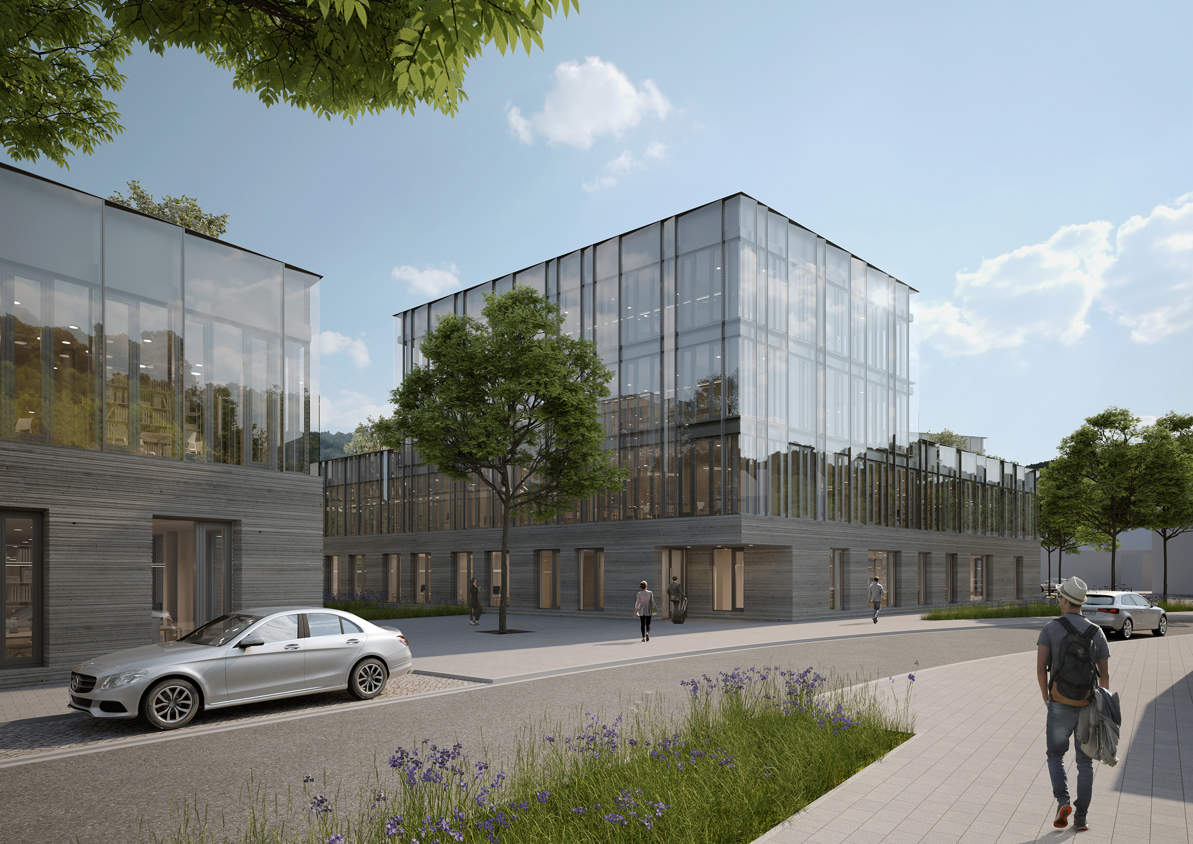 Bebauung Aumattstraße Baden-Baden