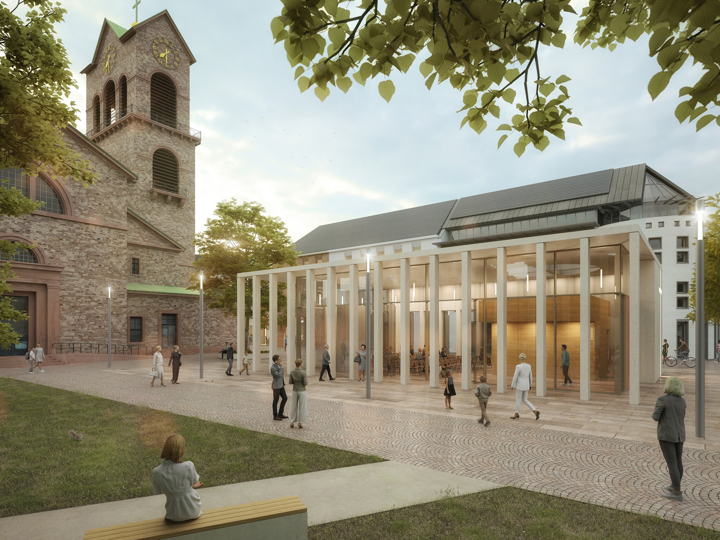 Wettbewerb "Forum St.Stephan Karlsruhe" - 3. Preis